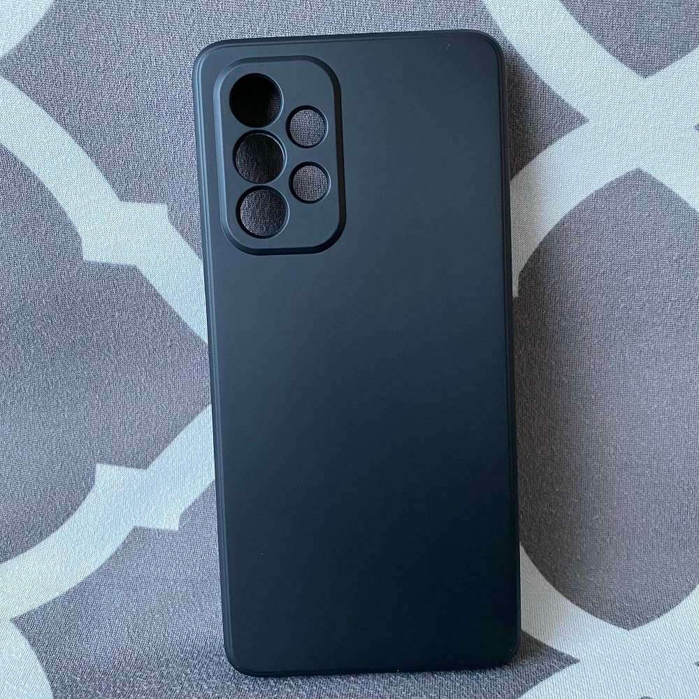 Silicone Protective Black Case - For Samsung A53 5G - mosaccessories